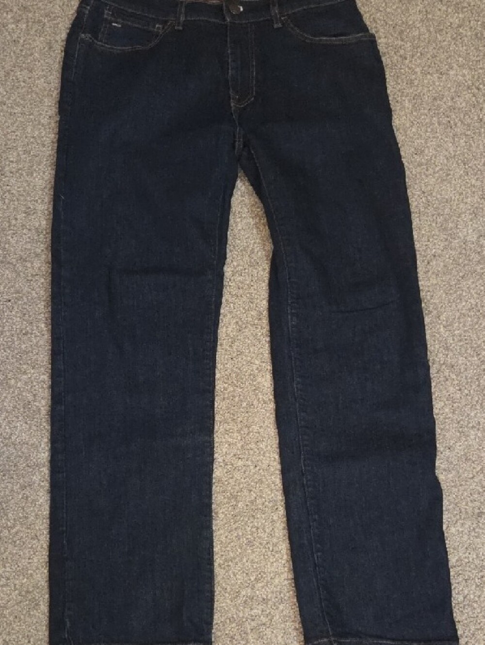 Tommy Hilfiger 33x32 Dark Blue Denim Jeans - NWOT - Picture 7 of 10